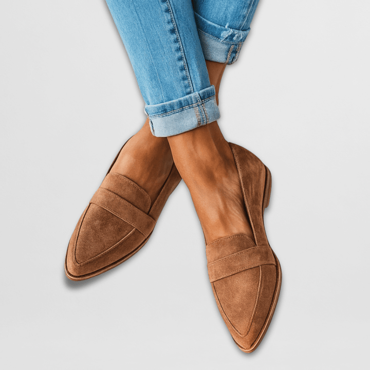 Mocasín en punta para mujer