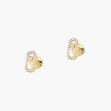 Pendientes de botón Melissa