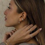 Pendientes de botón Melissa