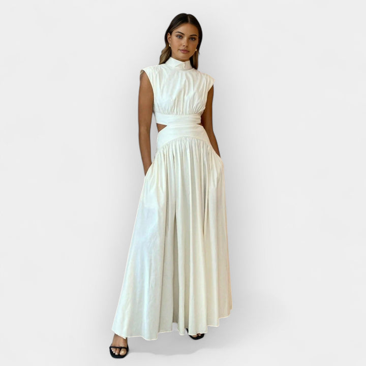Chic Dress Featuring Stylish Cut-Out Accents