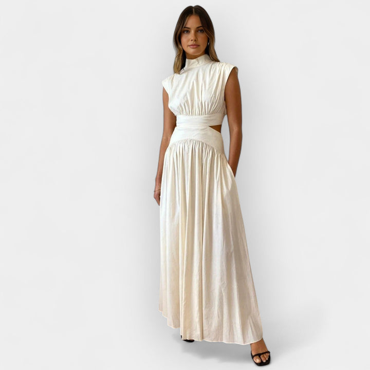 Chic Dress Featuring Stylish Cut-Out Accents