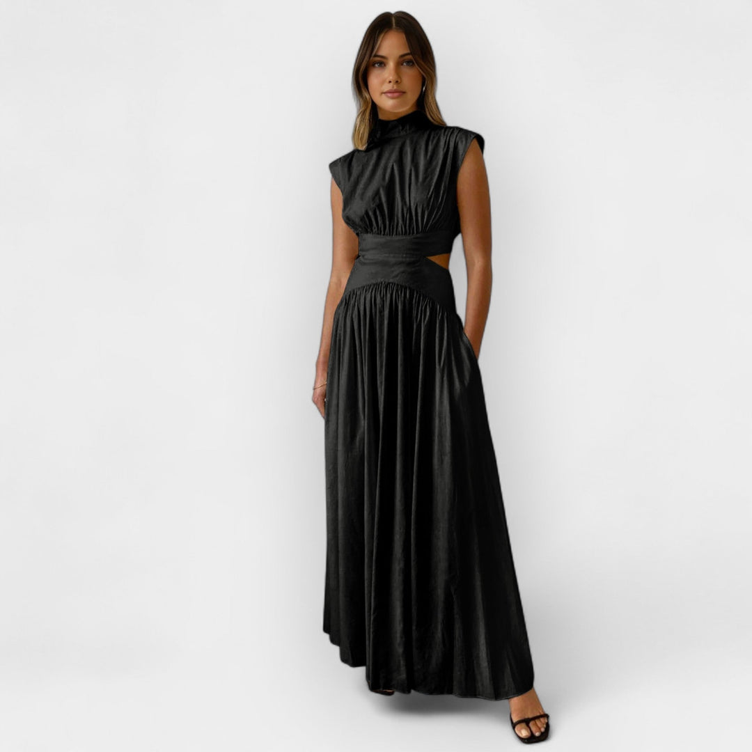 Chic Dress Featuring Stylish Cut-Out Accents