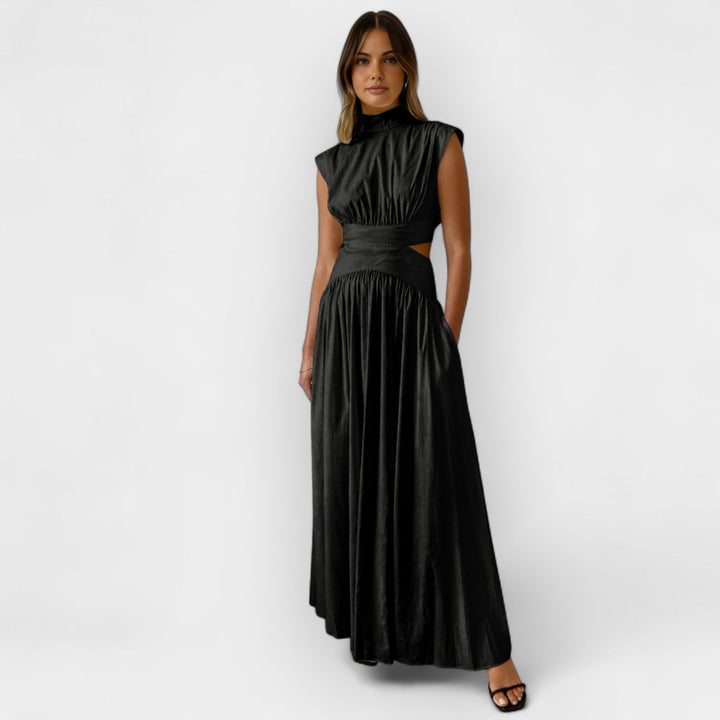 Chic Dress Featuring Stylish Cut-Out Accents