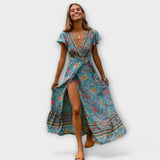 Vestido Lara™ Maxi Boho Fluido