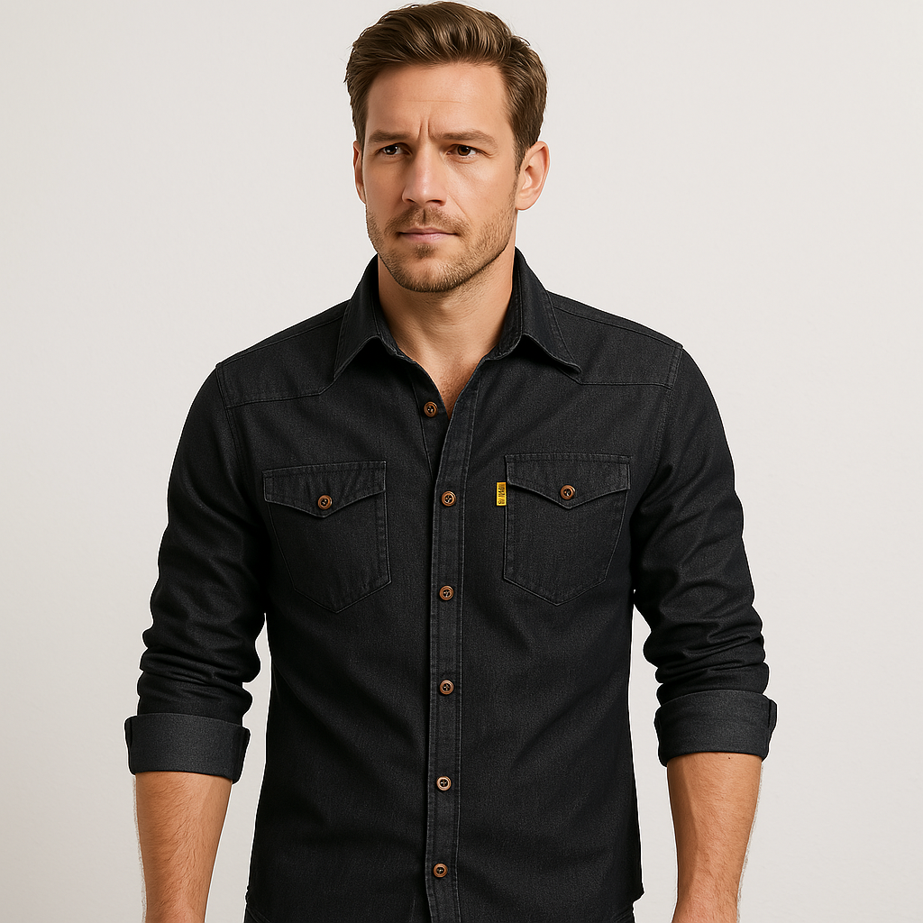 CAMISA DE DENIM SLIM