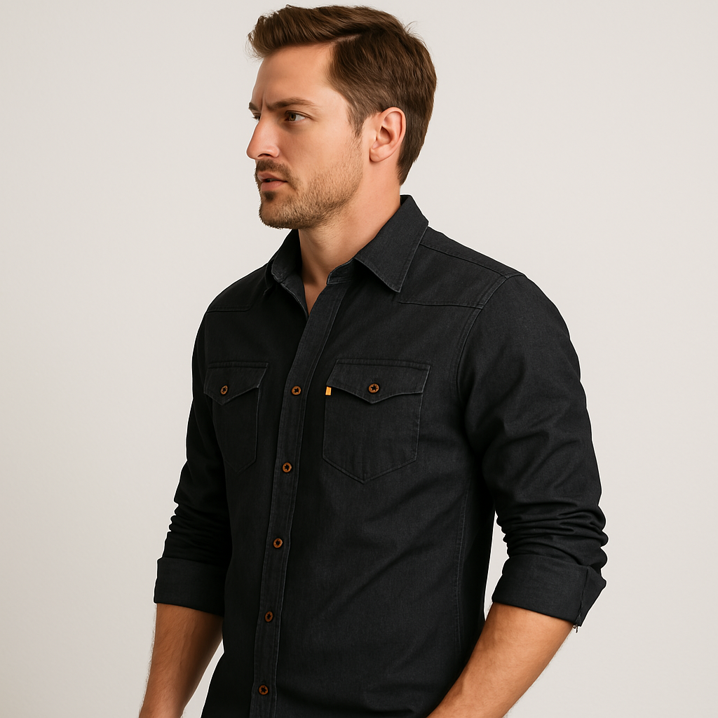 CAMISA DE DENIM SLIM