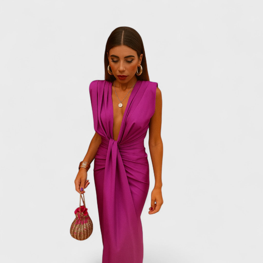 Julia - Dress with Open Neckline