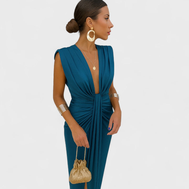 Julia - Dress with Open Neckline