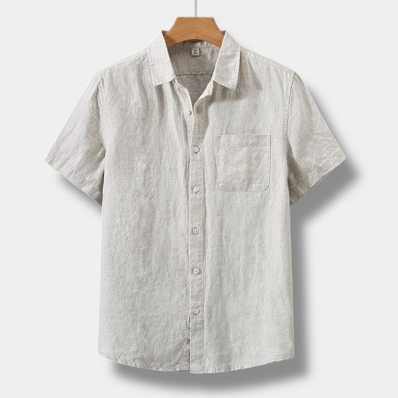 CAMISA OLD MONEY DE MANGA CORTA