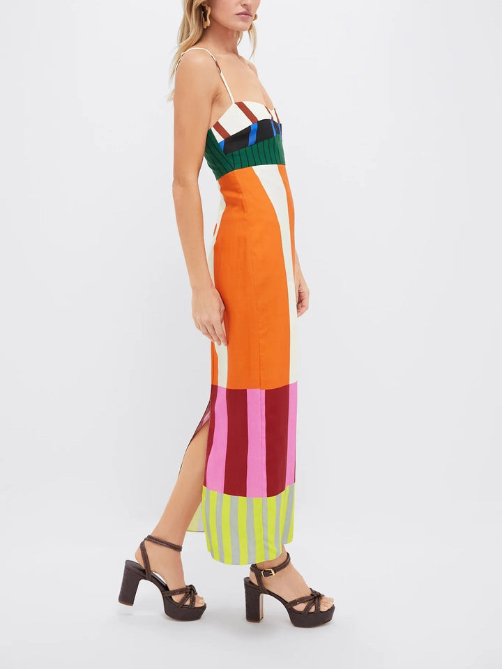 FLORIANNE™ - Maxi Dress in Bengal Print