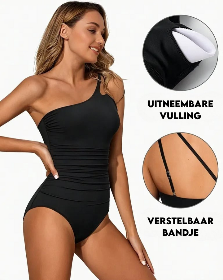 Bañador de un hombro para mujer