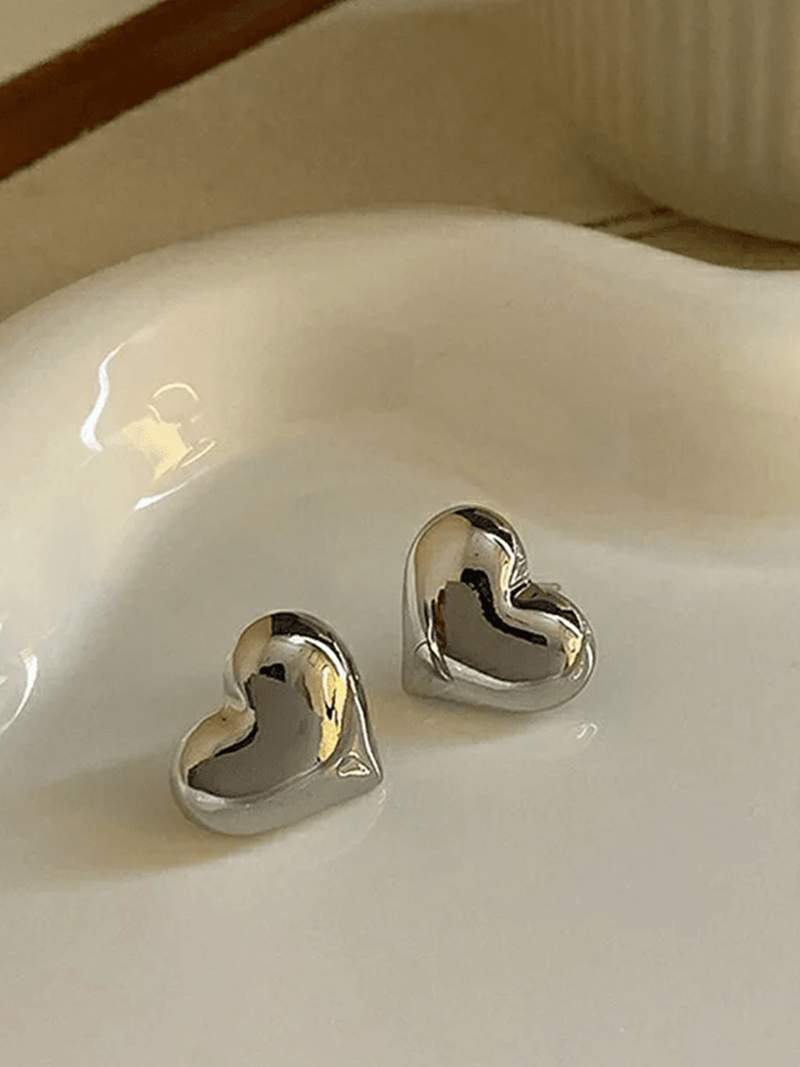 Pendientes de corazón inspirados en el amor