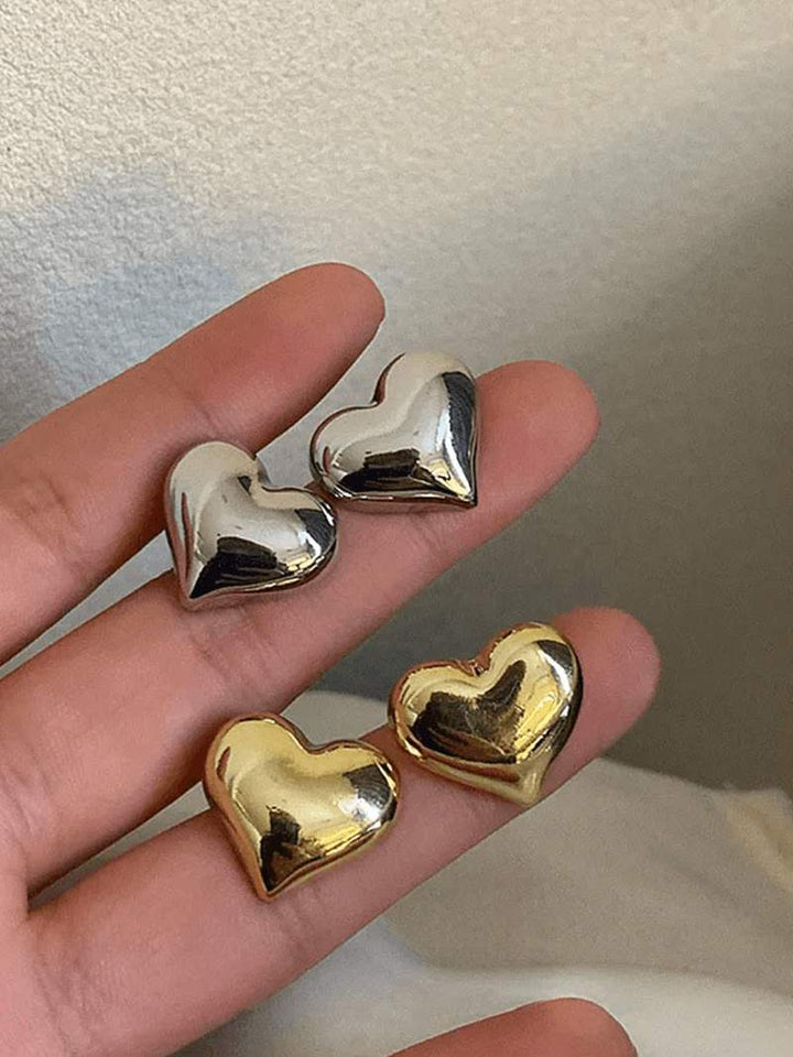 Pendientes de corazón inspirados en el amor