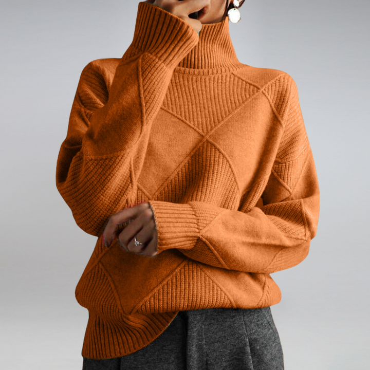 LINLEY™ | Elegant Ribbed Turtleneck Sweater