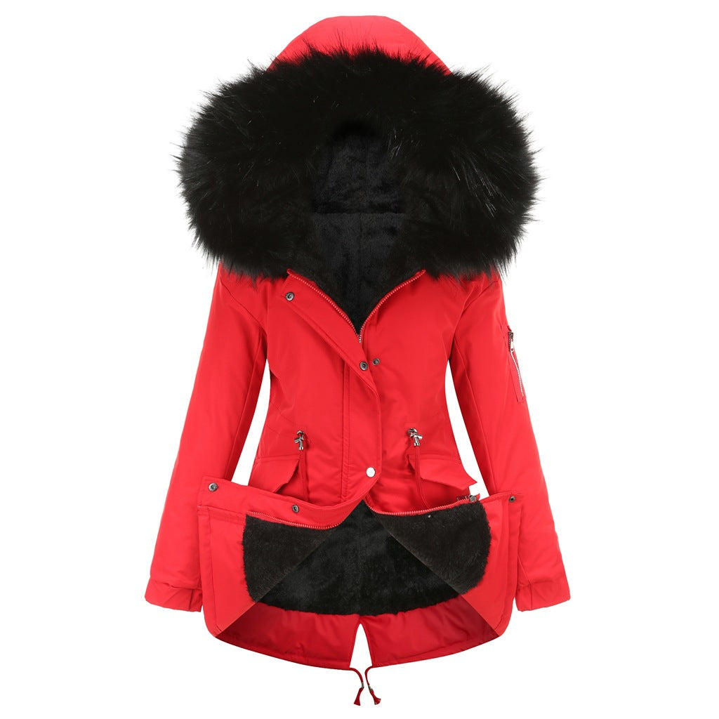 MARINA™ | Cozy Velvet-Trimmed Parka