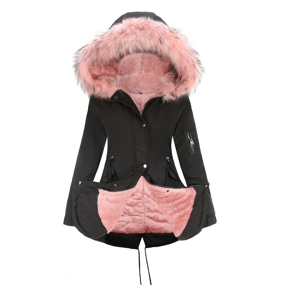 MARINA™ | Cozy Velvet-Trimmed Parka
