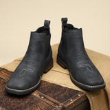 BOTAS DE CUERO CÓMODAS PARA HOMBRE