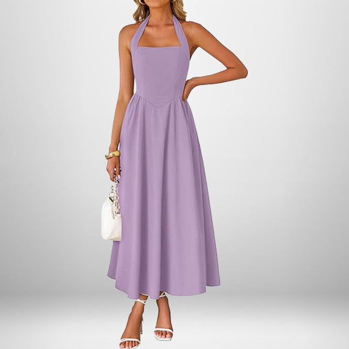 WINSLOW™ - Chic Halter Neck Sleeveless Dress