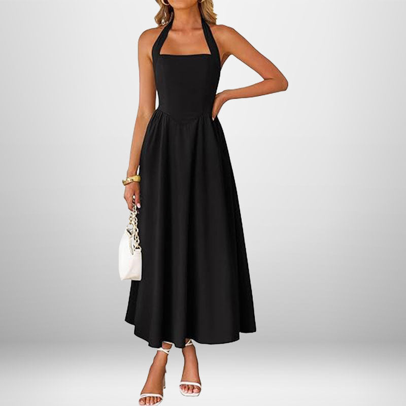 WINSLOW™ - Chic Halter Neck Sleeveless Dress
