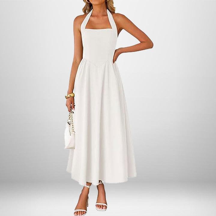 WINSLOW™ - Chic Halter Neck Sleeveless Dress