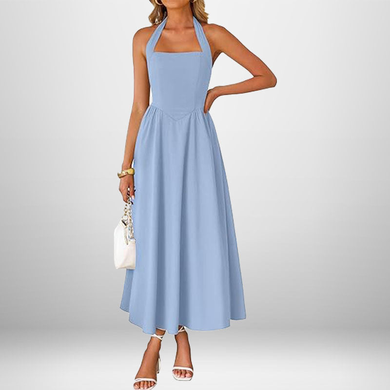 WINSLOW™ - Chic Halter Neck Sleeveless Dress