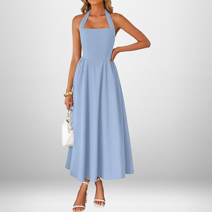 WINSLOW™ - Chic Halter Neck Sleeveless Dress