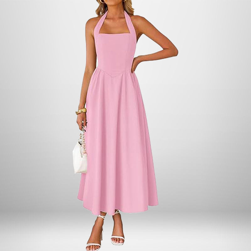 WINSLOW™ - Chic Halter Neck Sleeveless Dress