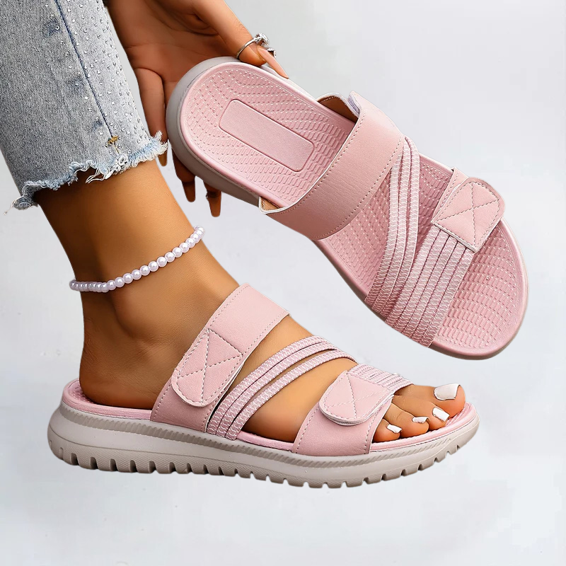 Sandalia deportiva plana para mujer
