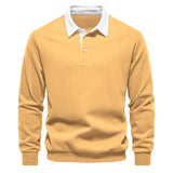 Suéter Polo Peeter Signature con Contraste Clásico