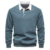 Suéter Polo Peeter Signature con Contraste Clásico