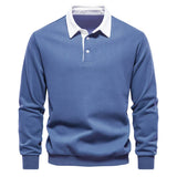 Suéter Polo Peeter Signature con Contraste Clásico