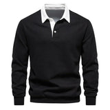 Suéter Polo Peeter Signature con Contraste Clásico