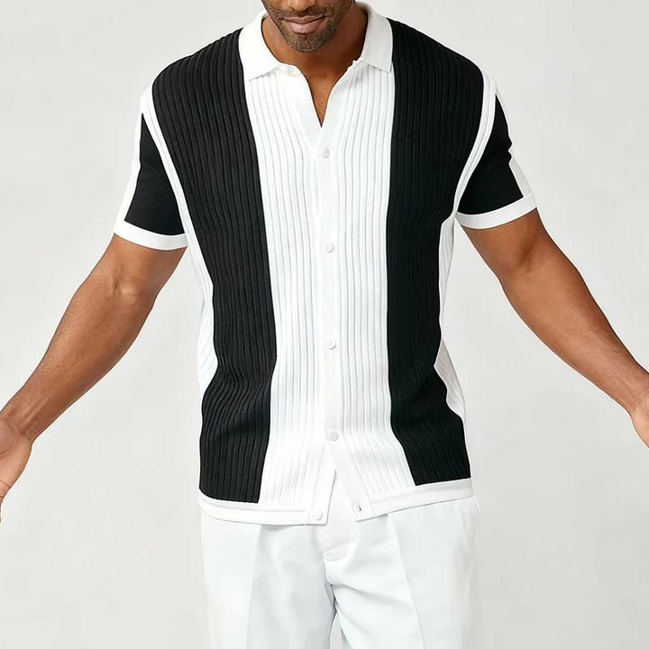 Eusébio — Camisa elegante inspirada en Italia