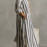 Paula™ Vestido Maxi a Rayas para Mujer