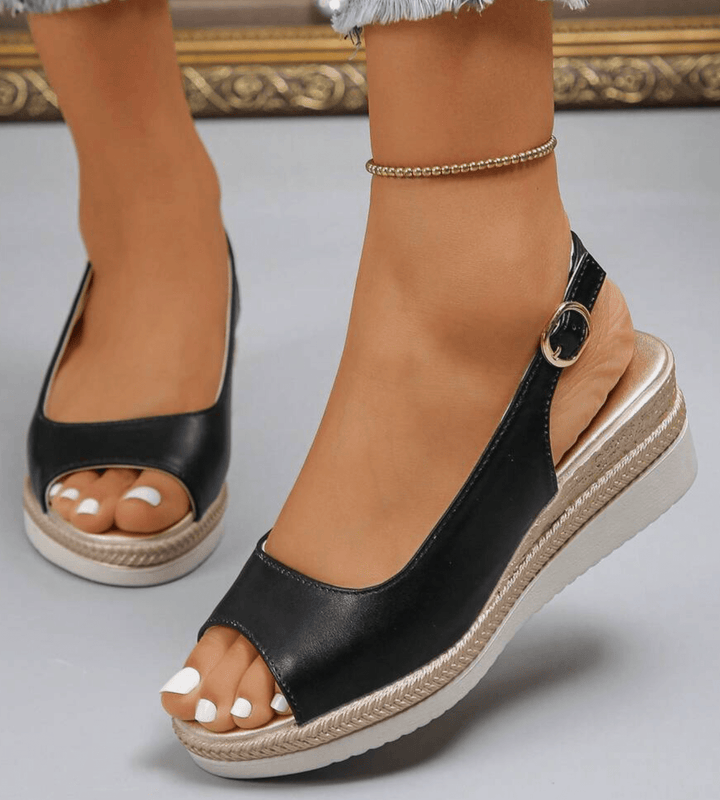 Sandalia de cuña para mujer