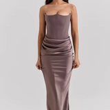 Vestido Maxi Elegante Minimalista y Fluido