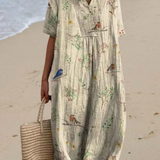 Margaret - Vestido Lliviano con Estampado Floral Brillante