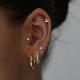 Anillos laterales con diseño de estrella