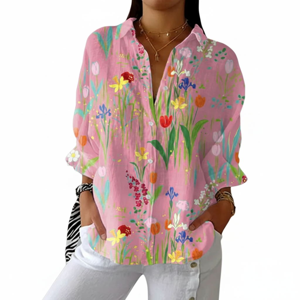 Elvira | Blusa Jardín de Primavera