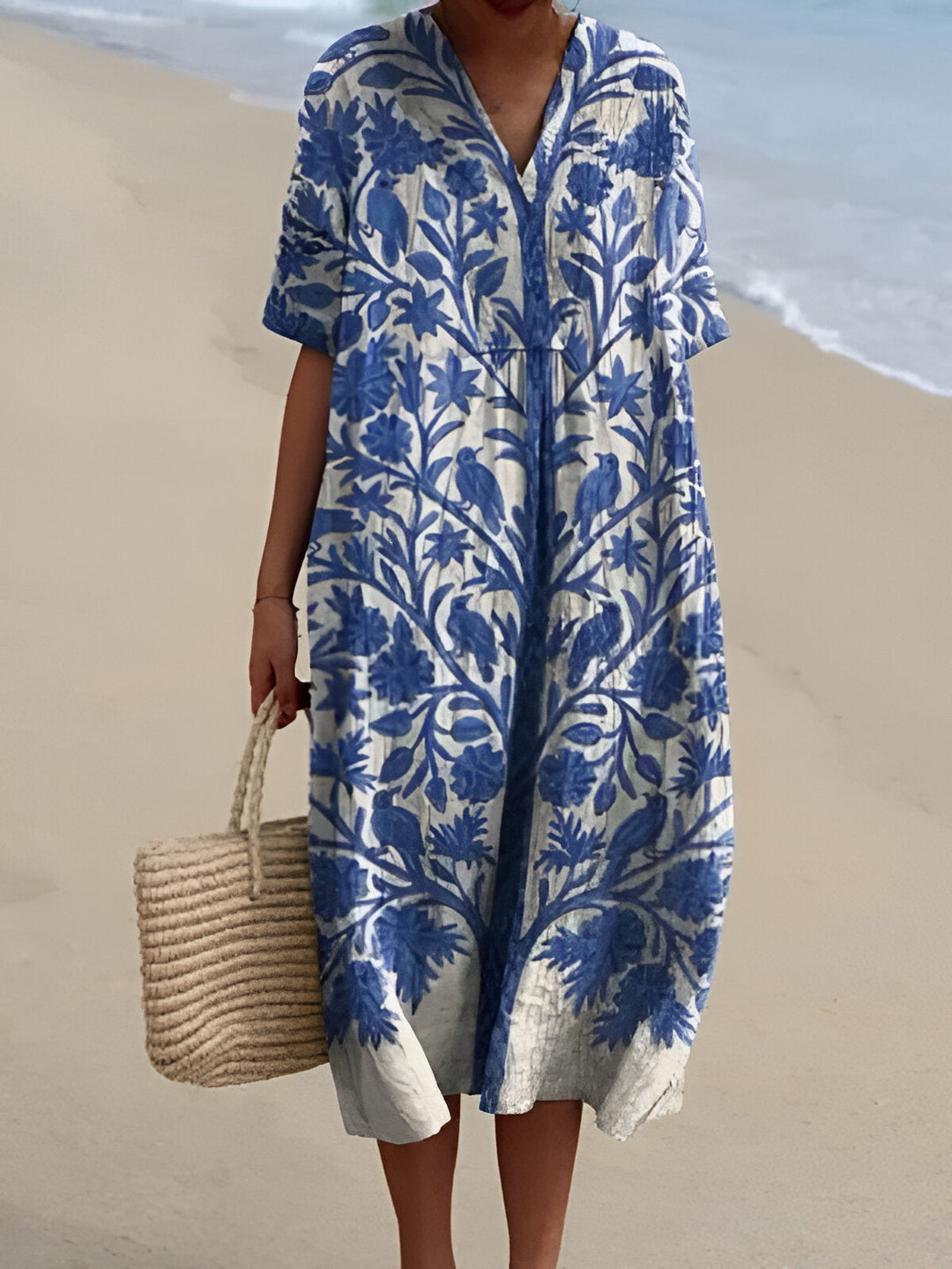 Quirine™ | Vestido Estampado Brisa de Verano