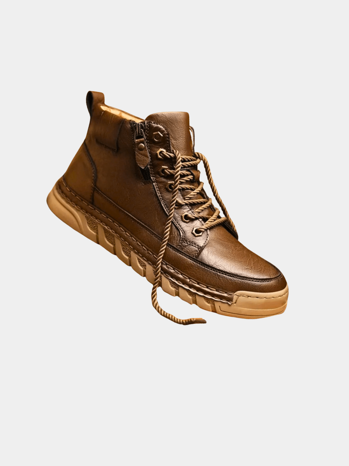 Botas de Cuero Signature-Meeste con Masculinidad Atemporal