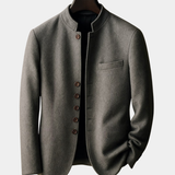 Aleksander Signature-Saco de Traje con Cuello Alto y Elegancia Atemporal