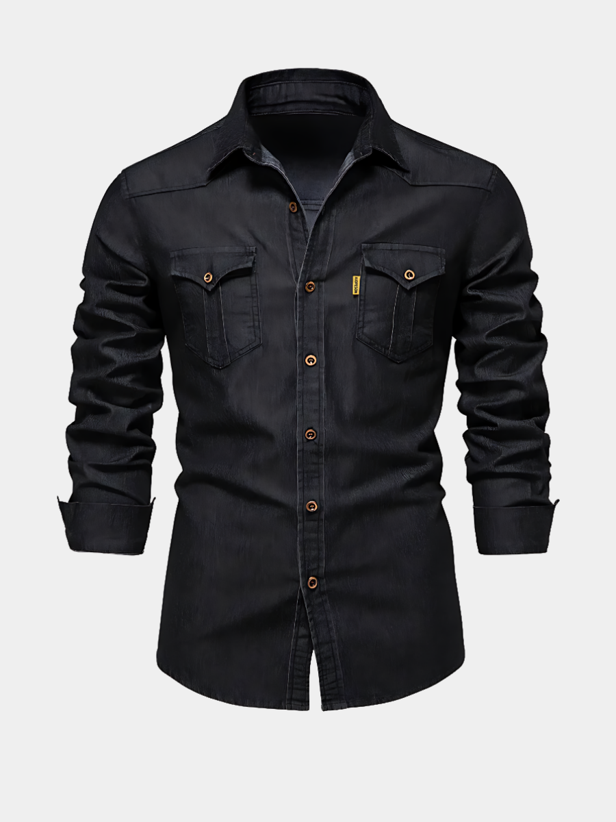 CAMISA DE DENIM SLIM