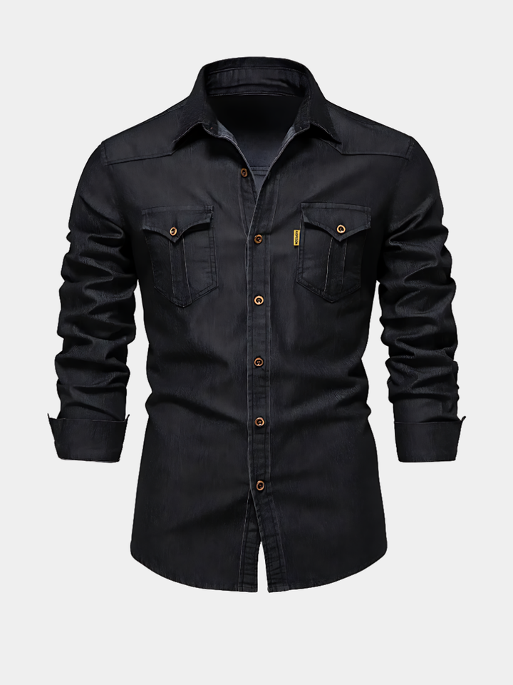 CAMISA DE DENIM SLIM