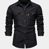 DUMONT LYON | CAMISA SLIM DE MEZCLILLA