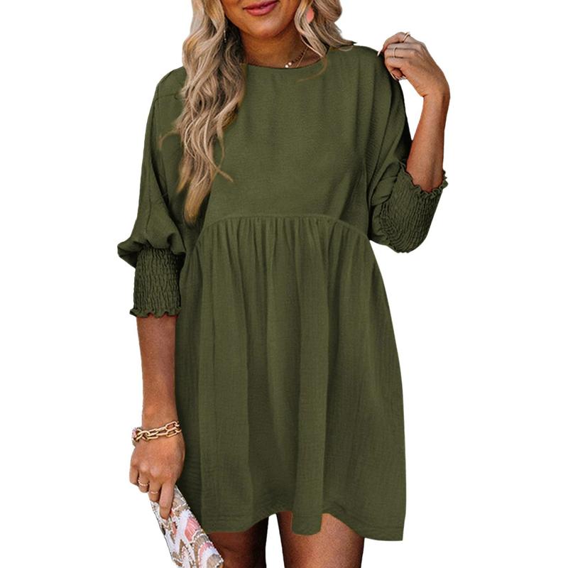 MIRASOL™ – Relaxed Fit Crew Neck Mini Dress