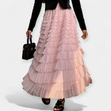 Falda de tul elegante