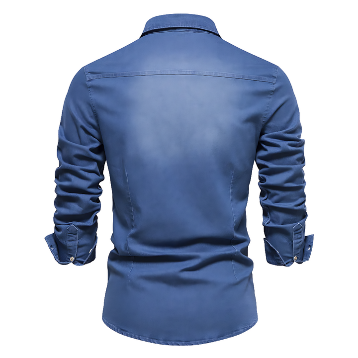 DUMONT LYON | CAMISA SLIM DE MEZCLILLA
