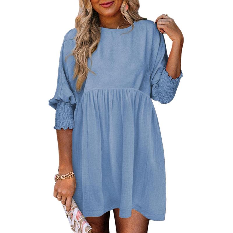 MIRASOL™ – Relaxed Fit Crew Neck Mini Dress