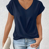MARTA™ | Top con escote en V y detalle cruzado que favorece
